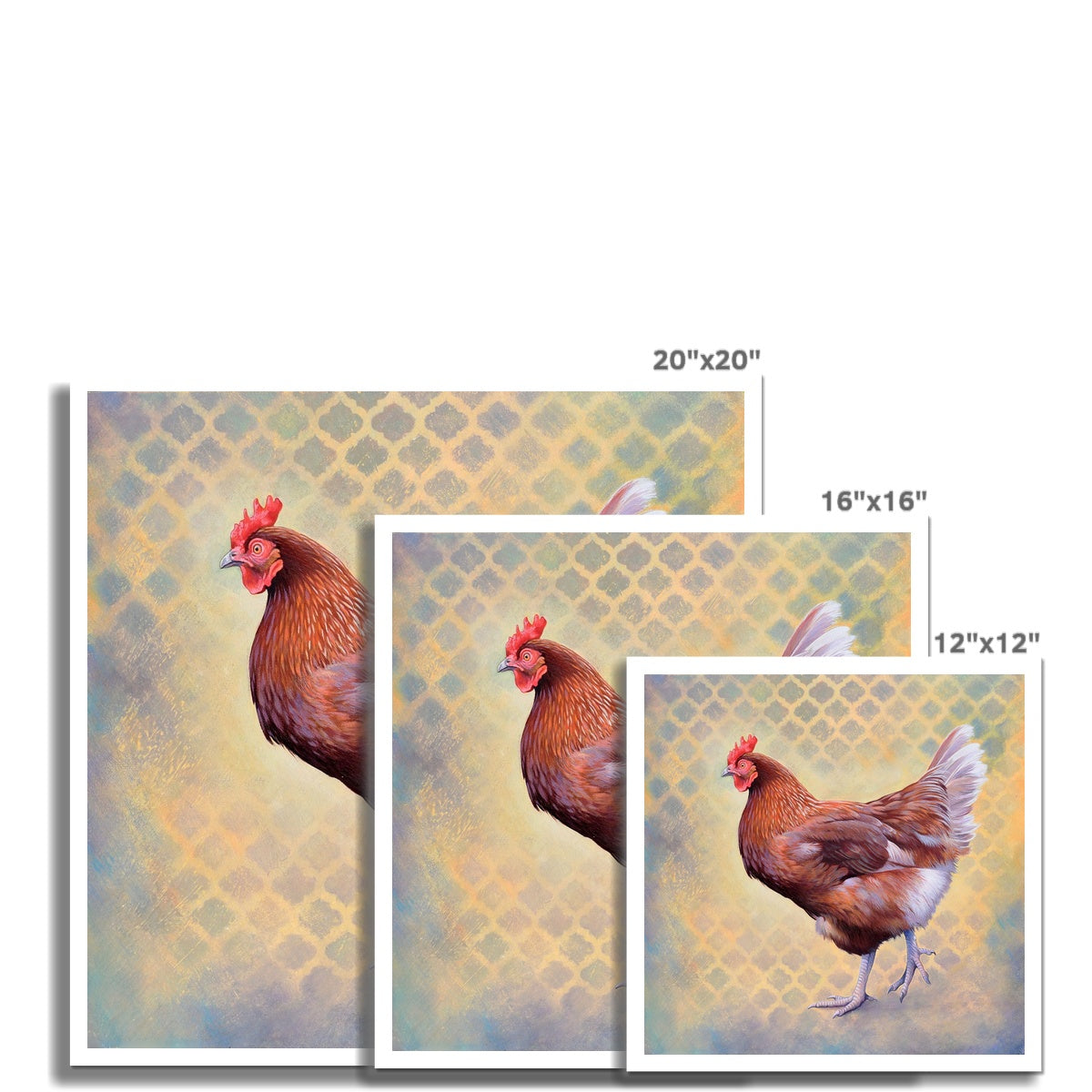 Little Red Hen Hahnemühle Photo Rag Print