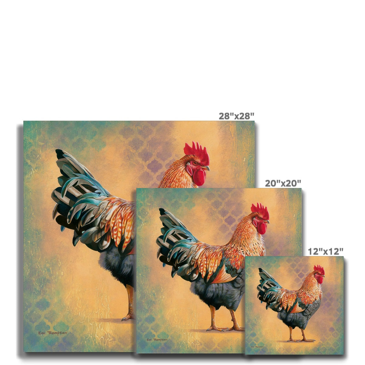 Golden Cockerel Canvas