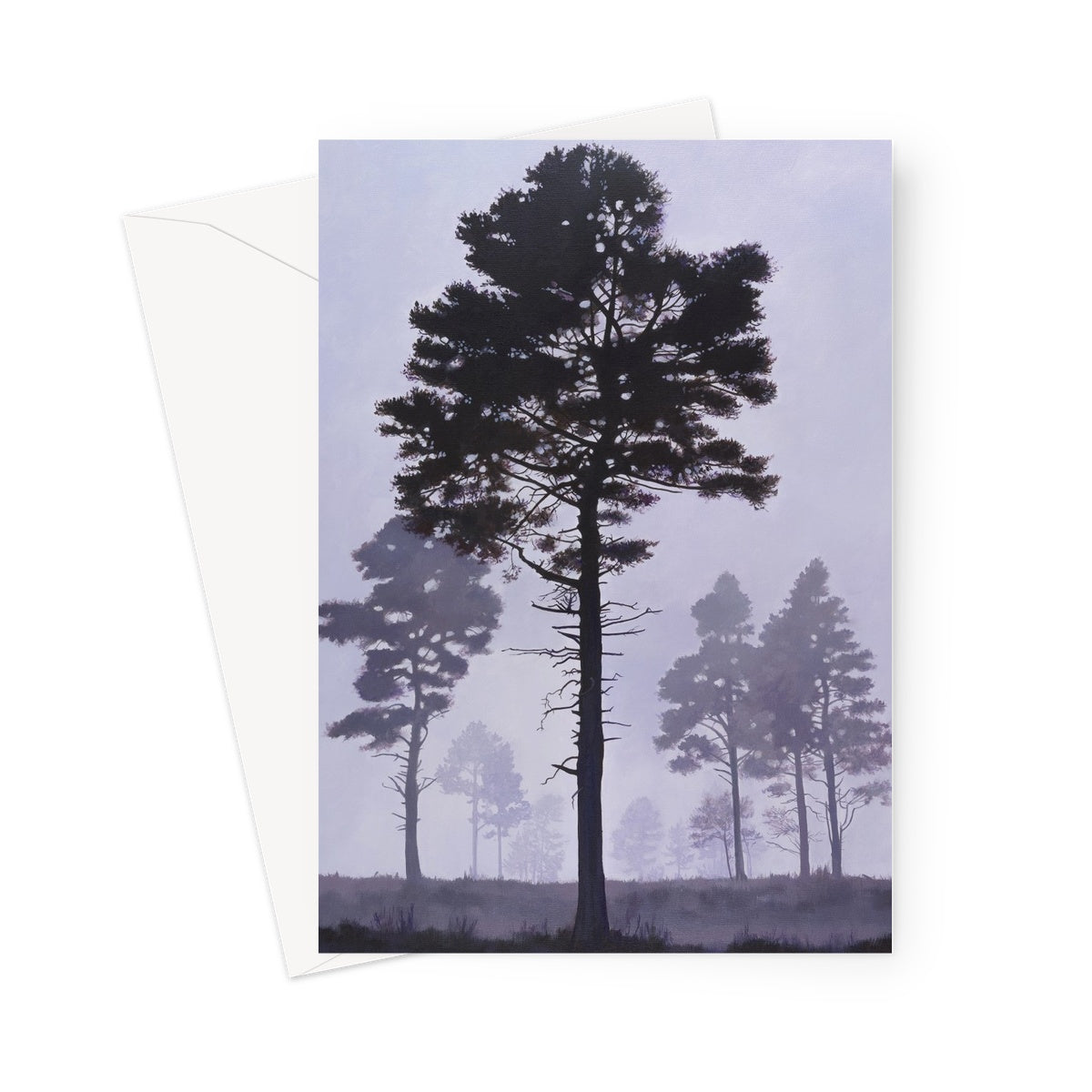 New Forest Mist Greeting Card