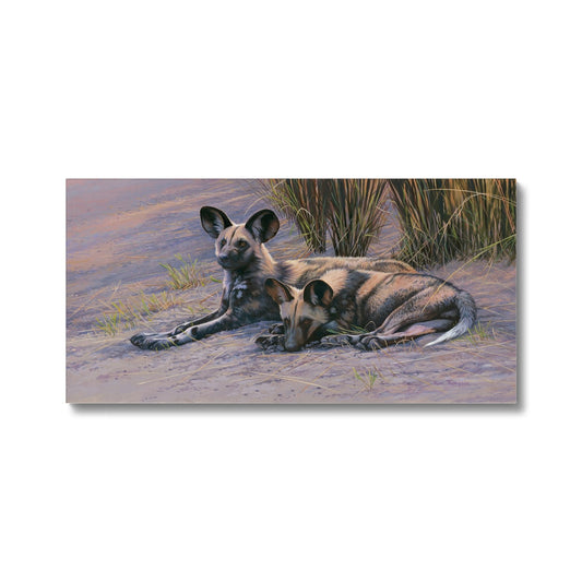 The Sisters (Painted Dogs) Canvas