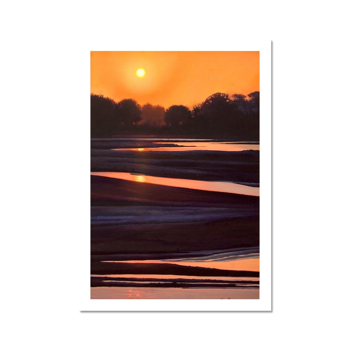 Luangwa Sunset Hahnemühle Photo Rag Print