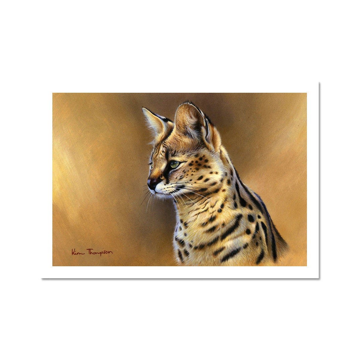 Serval Hahnemühle Photo Rag Print
