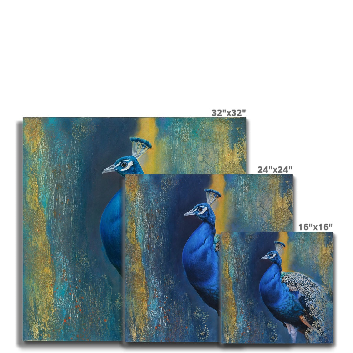 Sapphire on Blue Canvas