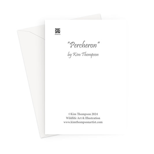 Percheron Greeting Card