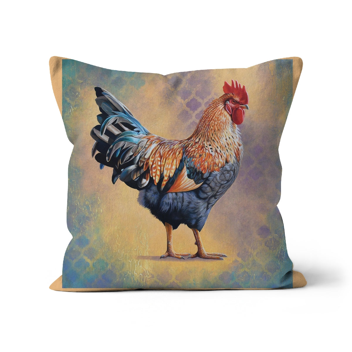 Golden Cockerel Cushion