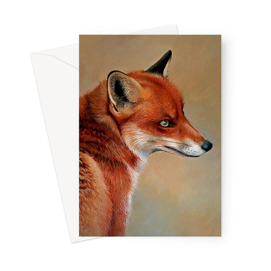 Fox Portrait Greeting Card