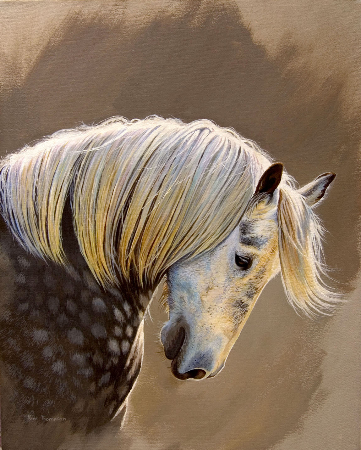 Painting a Horse in Acrylics: October 8th 2025