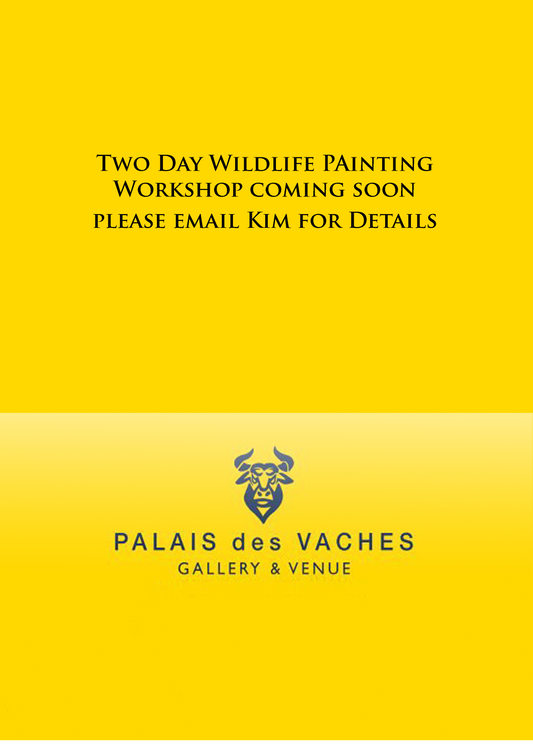 Painting  in Acrylics:  Watch this Space for more Workshop dates at the Palais des Vaches