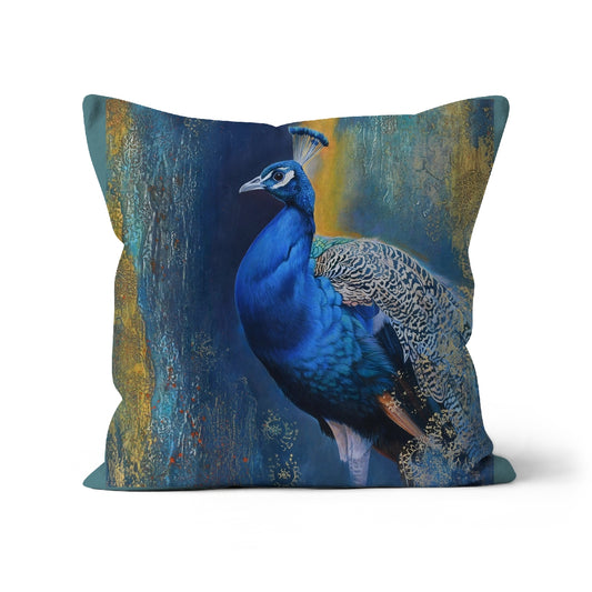 Sapphire on Blue Cushion