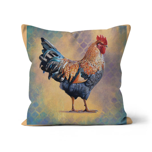 Golden Cockerel Cushion