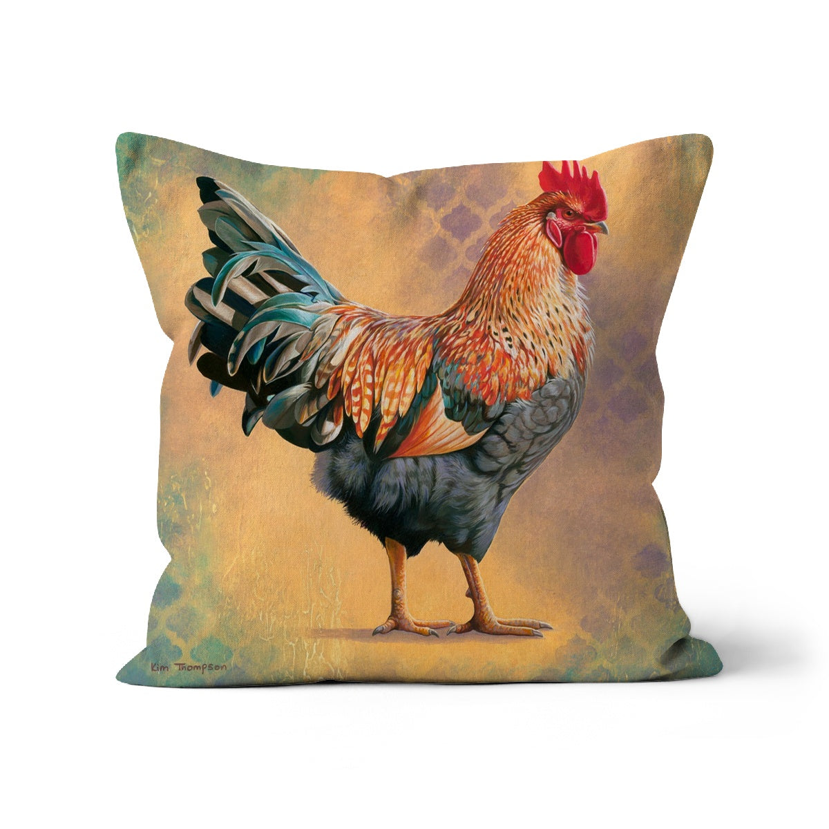 Golden Cockerel Cushion