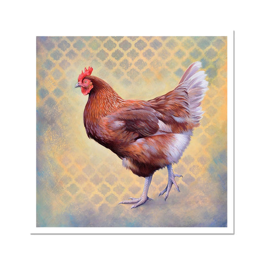 Little Red Hen Hahnemühle Photo Rag Print