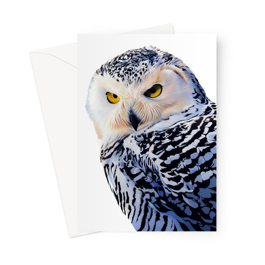 Snowy Owl Greeting Card