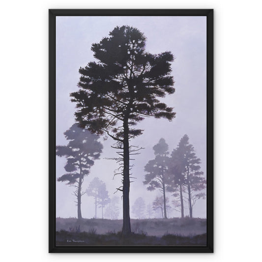 New Forest Mist Framed Canvas