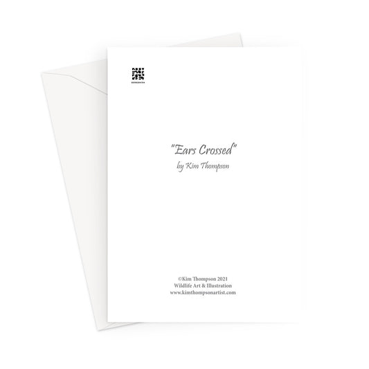 Ears Crossed! Greeting Card