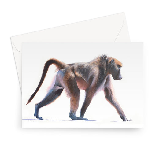 Baboon Greeting Card