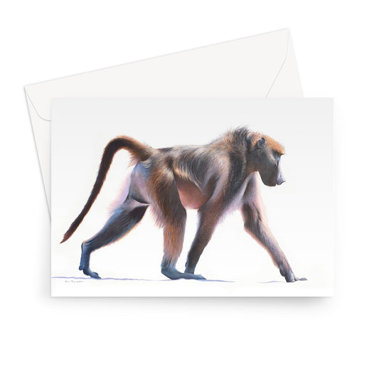 Baboon Greeting Card