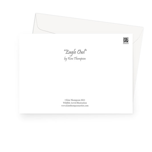 Eagle Owl Greeting Card