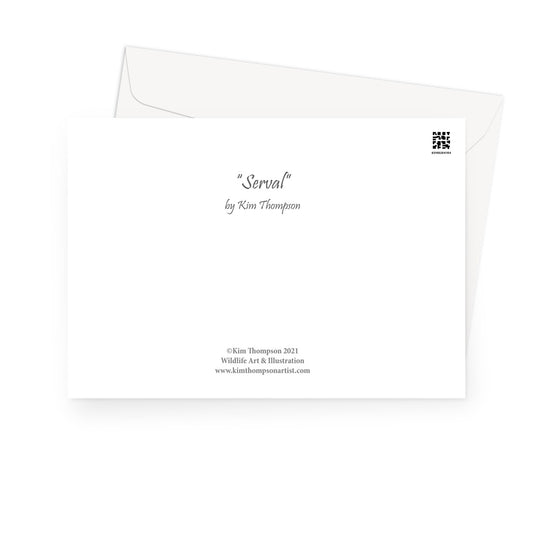 Serval Greeting Card