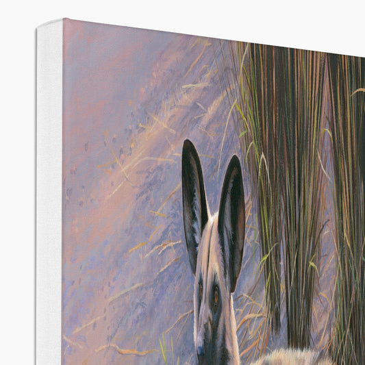 The Sisters (Painted Dogs) Canvas