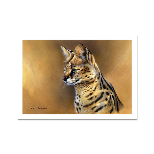 Serval Hahnemühle Photo Rag Print
