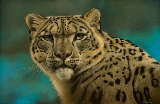 Snow Leopard (Original Acrylic on Canvas)