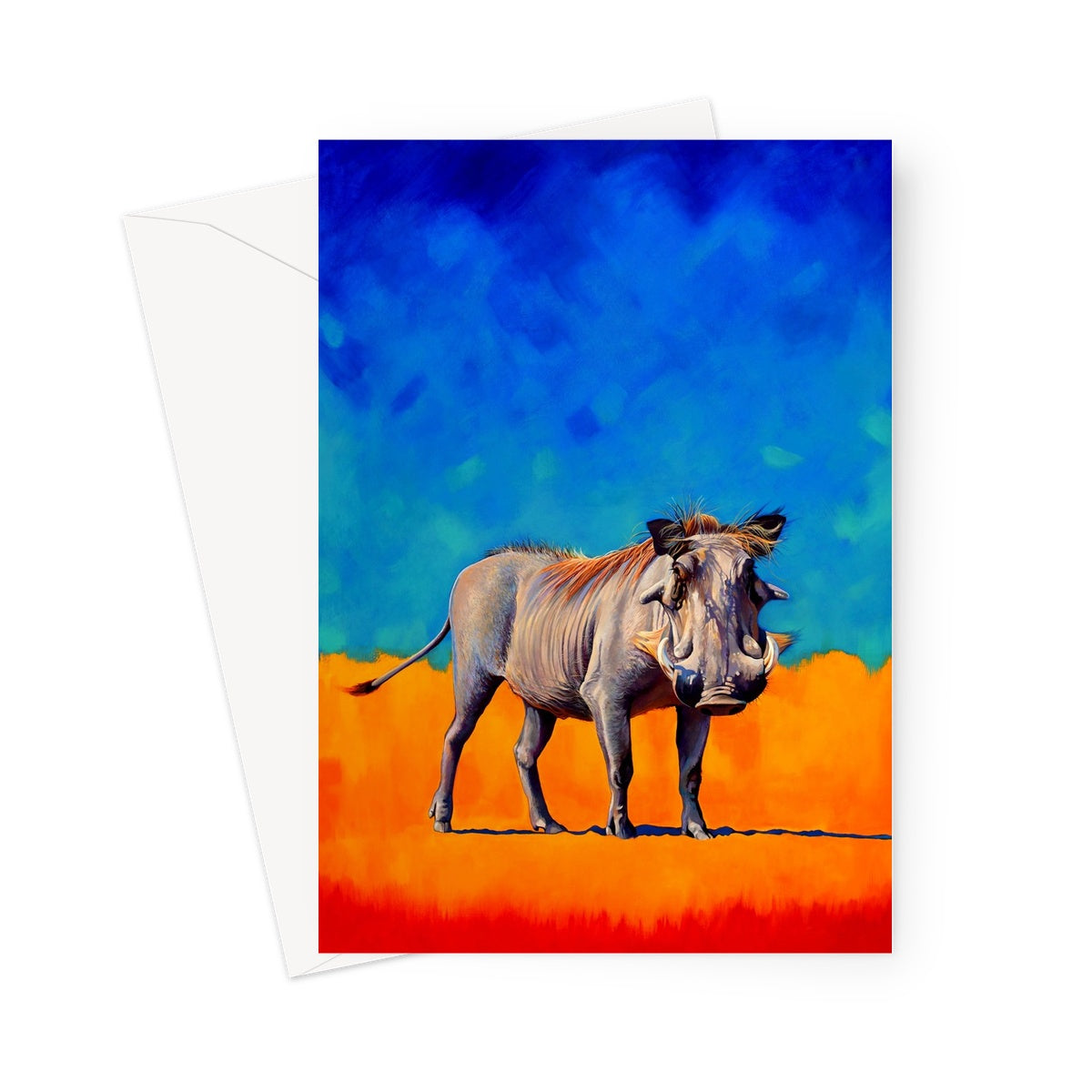 Warthog Greeting Card
