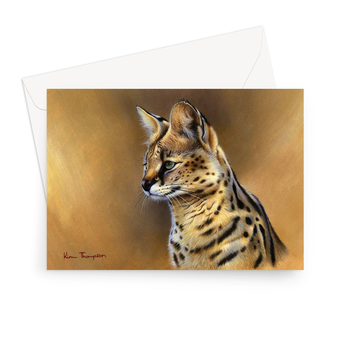 Serval Greeting Card