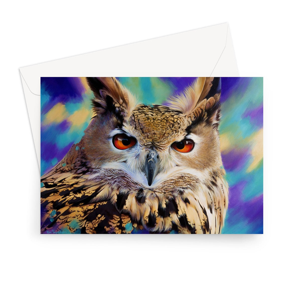 Eagle Owl Greeting Card