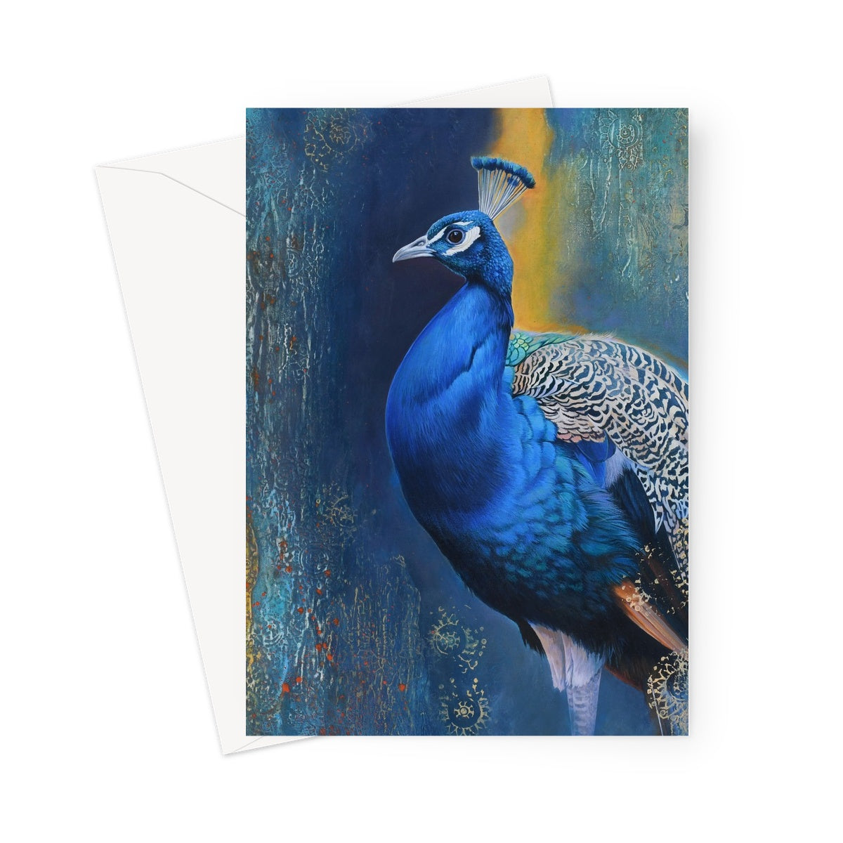 Sapphire on Blue Greeting Card